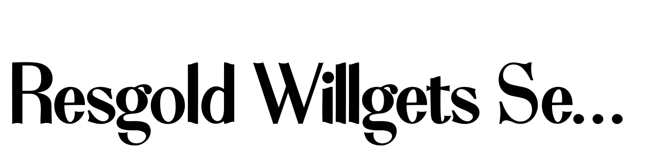 Resgold Willgets Serif